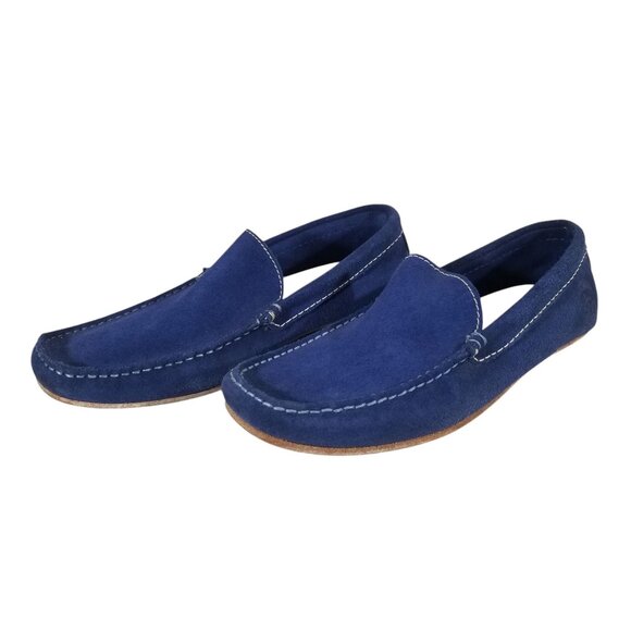Diesel Blue Suede Loafers - Picture 11 of 13